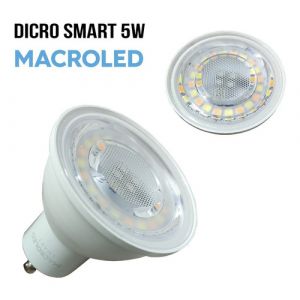 DICROICA LED SMART RGB 5W GU10 220V  WIFI + BLUETOOTH MACROLED - Vista 2