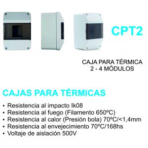 TABLERO ELECTRICO P/ TERMICA 2 A 4 MODULOS STAR BOX - Vista 5