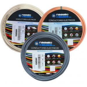CABLE UNIPOLAR 0.75 MM X 100M PACK X 3 COLORES (BLANCO - GRIS - NARANJA)