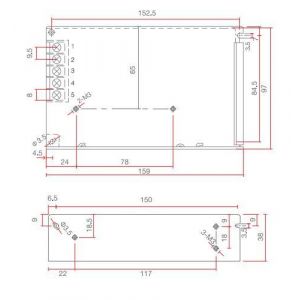 FUENTE LED SWITCHING 12V 5A 60W IP20 POWER SWITCH - Vista 2