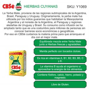 YERBA CBSE HIERBAS CUYANAS 500 GR X 12 UNIDADES - Vista 2