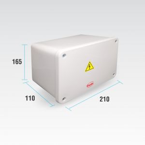 CAJA DE PASO ESTANCA IP65 EXTERIOR 210 X 165 X 110 MM - Vista 1