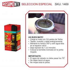 YERBA ROSAMONTE ESPECIAL 1000 GR X 5 UNIDADES - Vista 2