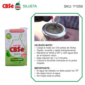 PAQUETE YERBA CBSE SILUETA 500 GR - Vista 3