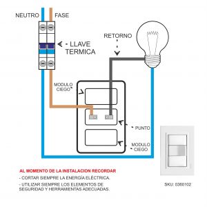 SET ARMADO 1 INTERRUPTOR (1 PUNTO) LINEA URBANA EXULTT - Vista 2