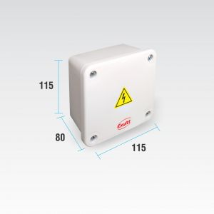 CAJA DE PASO ESTANCA IP65 EXTERIOR 115 X 115 X 80 MM - Vista 1