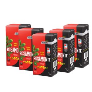 YERBA ROSAMONTE PLUS 1000 GR X 5 UNIDADES