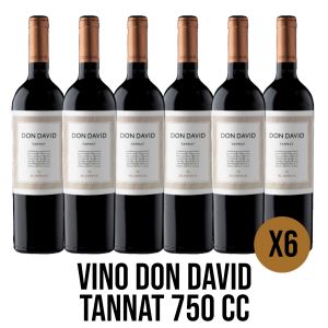 VINO DON DAVID TANNAT 750 CC X 6 UNIDADES - Vista 1