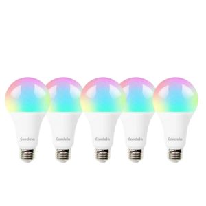 LAMPARA BULBO SMART LED 9W WIFI RGB CANDELA X5 UNIDADES