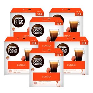 CAPSULAS DE CAFE DOLCE GUSTO LUNGO X 6 CAJAS