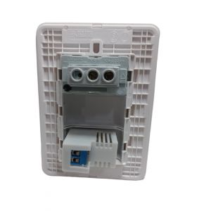 LLAVE LUZ DIMMER VARIADOR VENTILADOR Y 1 PUNTO JELUZ VERONA MITO BL/BL - Vista 1