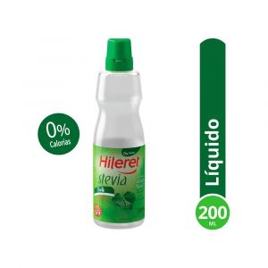 EDULCORANTE HILERET STEVIA FORTE LIQUIDO 200 ML - Vista 1