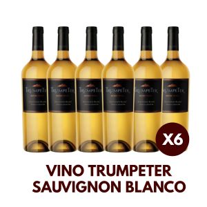 VINO TRUMPETER SAUVIGNON BLANCO 750 CC X 6 BOTELLAS - Vista 1