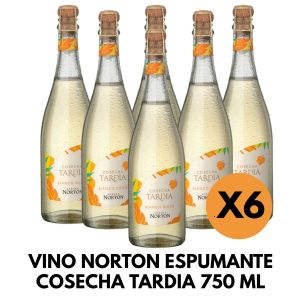 VINO NORTON ESPUMANTE COSECHA TARDIA 750 ML X 6 UNIDADES - Vista 1