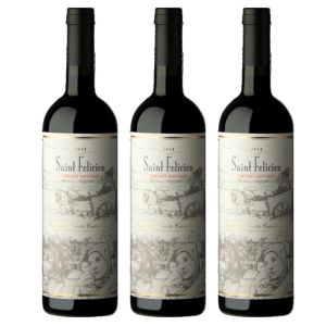 SAINT FELICIEN CABERNET SAUVIGNON 750 ML X 3 UNIDADES