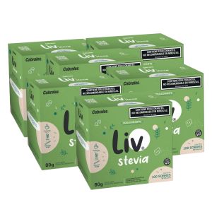 EDULCORANTE LIV STEVIA 100 SOBRES X 6 UNIDADES