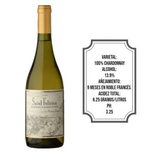 SAINT FELICIEN CHARDONNAY ROBLE 750 - Vista 2