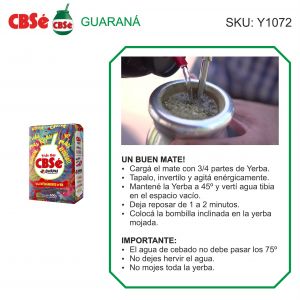 PAQUETE YERBA CBSE GUARANA 500 GR - Vista 3