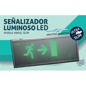 CARTEL LED SEñALIZADOR DE EMERGENCIA ATOMLUX 9905L SLIM  ATOMLUX - Vista 5