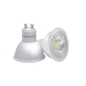 LAMPARA DICROICA LED 7W GU10 DE PVC DIMERIZABLE MACROLED - Vista 2