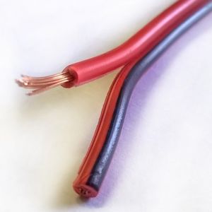 CABLE BIPOLAR 2X0.75 MM ROJO/NEGRO AUDIO X METRO CONDUELEC - Vista 3