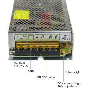 FUENTE LED SWITCHING 12V 3A 35W IP20 POWER SWITCH - Vista 3