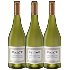 VINO DON DAVID CHARDONAY 750 CC X 3 UNIDADES