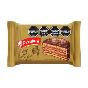 ALFAJOR TERRABUSI TRIPLE DULCE DE LECHE 70 GR