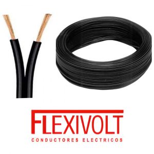 CABLE FLEXIVOLT BIPOLAR NEGRO 2X0.50 MM X METRO - Vista 1