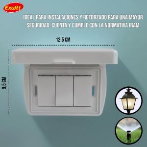 TAPA CAPSULADA EXTERIOR RIGIDA + 1 PUNTO EXULTT URBANA - Vista 2