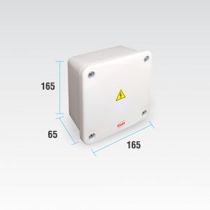 CAJA DE PASO ESTANCA IP65 EXTERIOR 165 X 165 X 65 MM - Vista 1