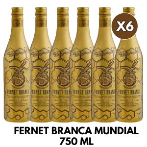 FERNET BRANCA MUNDIAL BOTELLA 750 ML X 6 UNIDADES - Vista 1