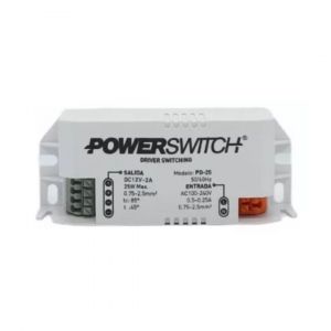 DRIVER LED 12V 25W PLASTICO IP 20 POWER SWITCH