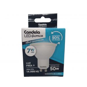 LAMPARA LED DICROICA 7W GU10 CANDELA - Vista 1