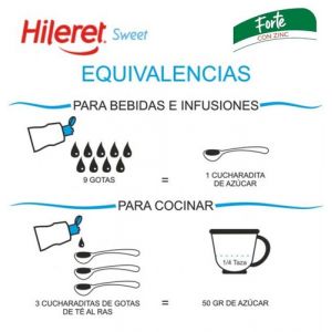 EDULCORANTE HILERET SWEET FORTE LIQUIDO 400 ML X 3 UNIDADES - Vista 3