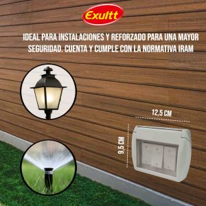 TAPA CAPSULADA EXTERIOR MEMBRANA + 1 PUNTO EXULTT URBANA - Vista 3