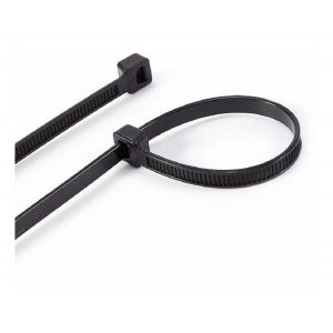 PRECINTO DE NYLON 7.6MM X400MM - NEGRO X 50 UNIDADES INTECK