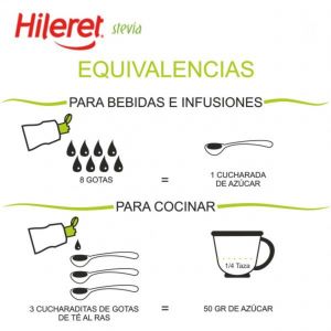 EDULCORANTE HILERET STEVIA FORTE LIQUIDO 200 ML X 3 UNIDADES - Vista 3