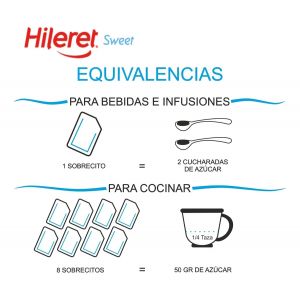 EDULCORANTE HILERET SWEET 400 SOBRES X 3 UNIDADES - Vista 2