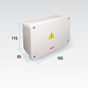 CAJA DE PASO ESTANCA IP65 EXTERIOR 165 X 115 X 65 MM - Vista 1