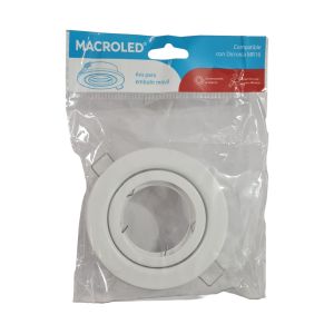 SPOT DE EMBUTIR DICROICA MOVIL BLANCO METALICO 10 CM - Vista 3