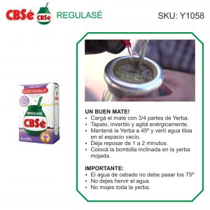 PAQUETE YERBA CBSE REGULASE 500 GR X 12 UNIDADES - Vista 3