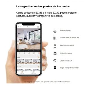 CAMARA SEGURIDAD IP WIFI VISIóN NOCTURNA EZVIZ MINI C2C WIFI 720 HD - Vista 4
