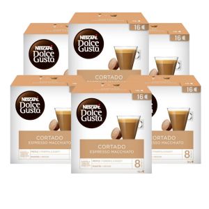 CAPSULAS DE CAFE DOLCE GUSTO CORTADO X 6 UNIDADES