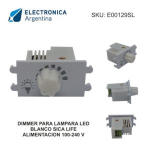 MODULO DIMMER P/ LAMPARA LED 100W BLANCO SICA LIFE - Vista 1