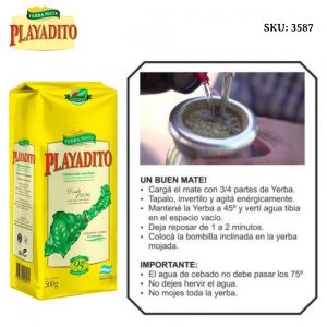 YERBA PLAYADITO 500 GR X 5 UNIDADES - Vista 5