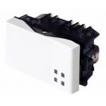 MODULO 1 INTERRUPTOR COMBINADO (1 MODULO) LINEA PLEIN EXULTT Blanco