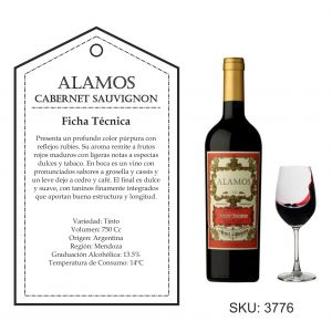 ALAMOS CABERNET SAUVIGNON 750 ML - Vista 1