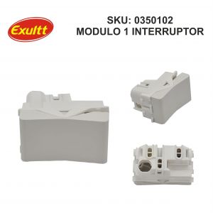 MODULO 1 INTERRUPTOR (1 PUNTO) LINEA URBANA EXULTT - Vista 1