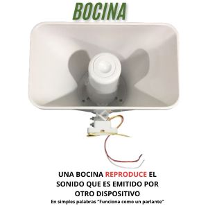 BOCINA PLASTICA DE EXTERIOR 30W PRONEXT - Vista 1